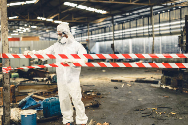 Professional Biohazard technician working in Richmond, KY